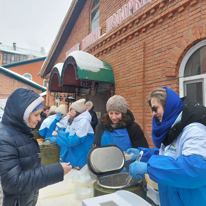 Угощение для всех - в день Крещения Господня